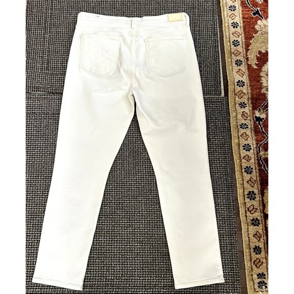 Citizens of Humanity Olivia High Rise White Ankle Jeans Button Fly Slim Fit 32 - Picture 11 of 11